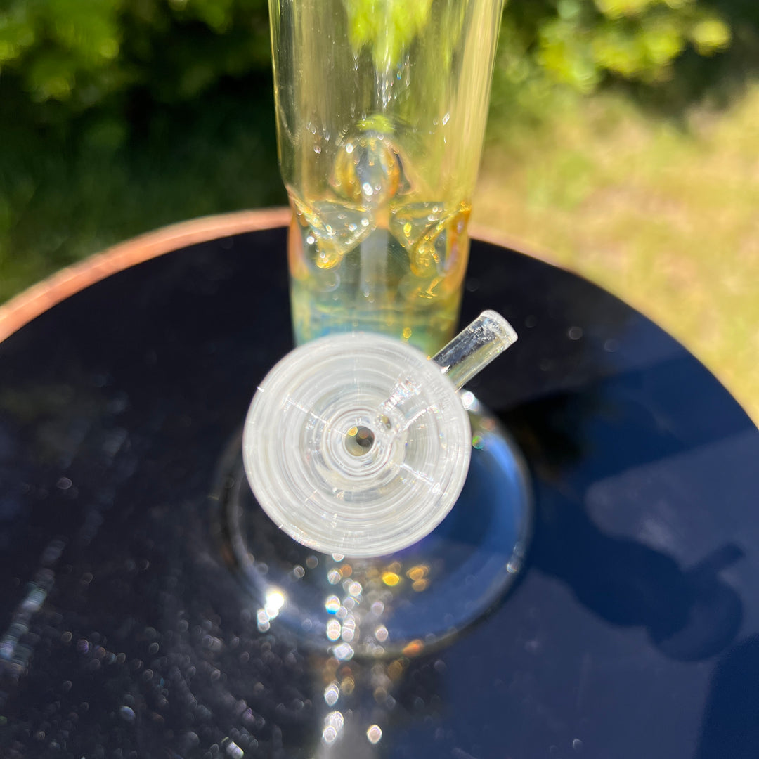 10" Fume Straight Tube Bong Glass Pipe TG   