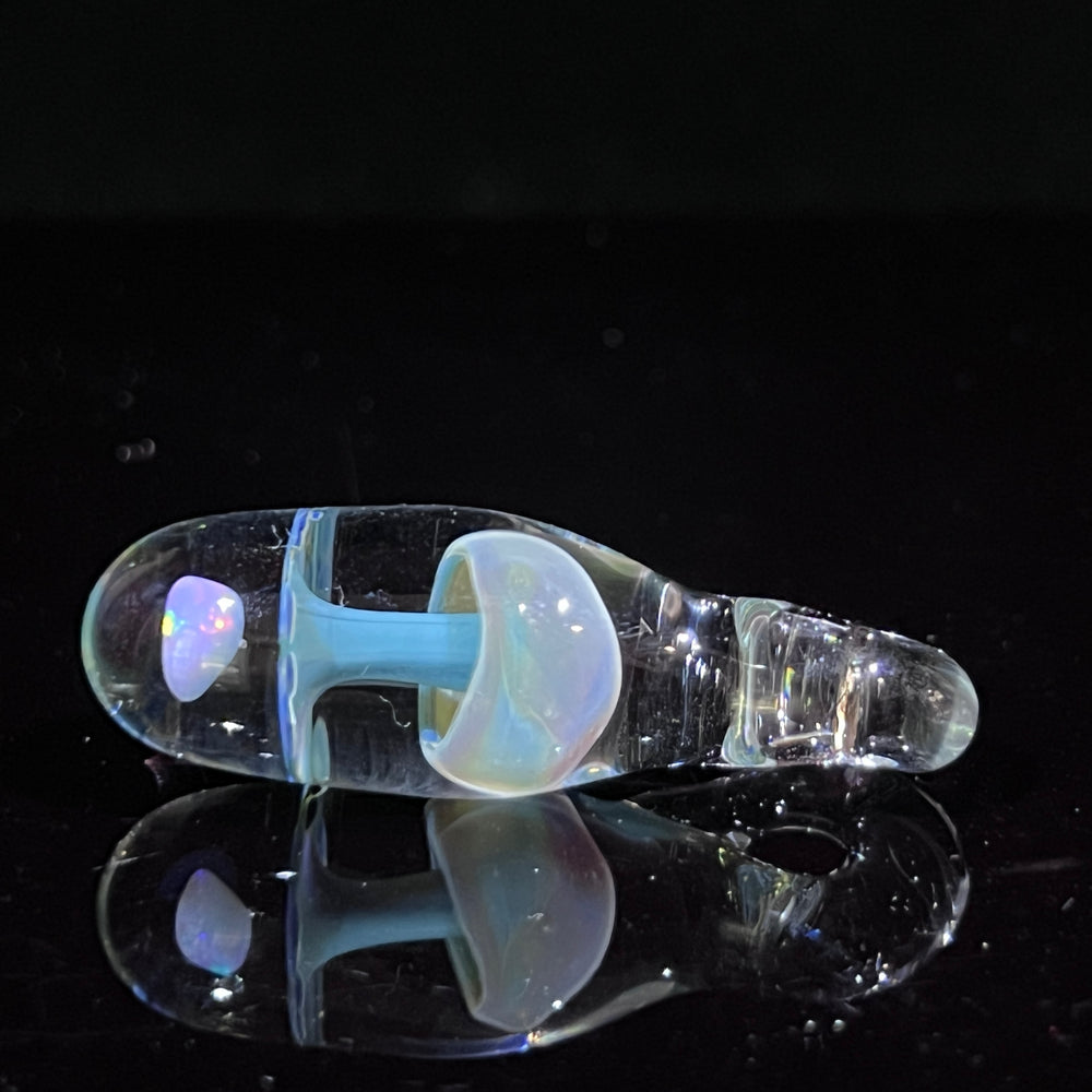 Fancy Mushroom Opal Drop Pendant Glass Pipe Beezy Glass   