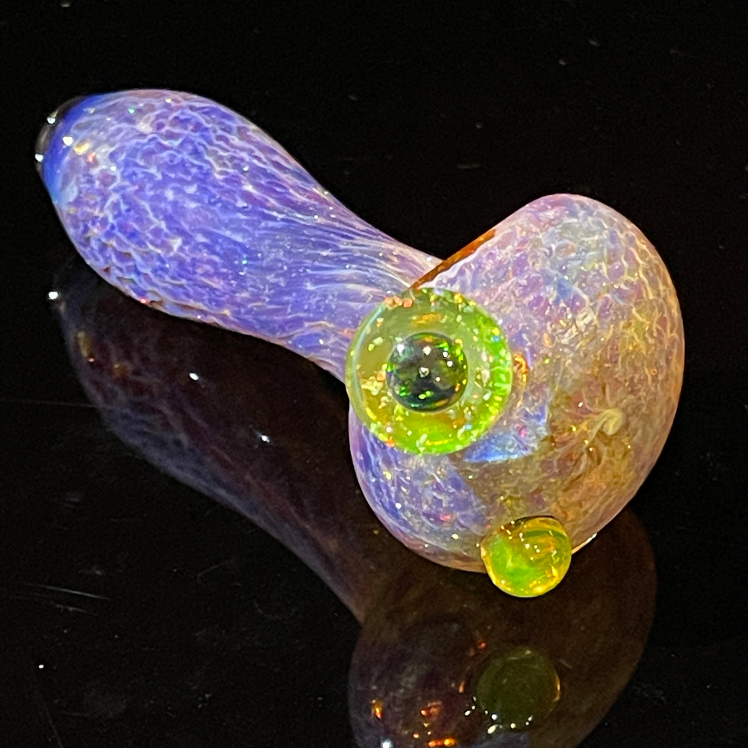 Purple Nebula Large Ion Black Opal Pipe Glass Pipe Tako Glass   