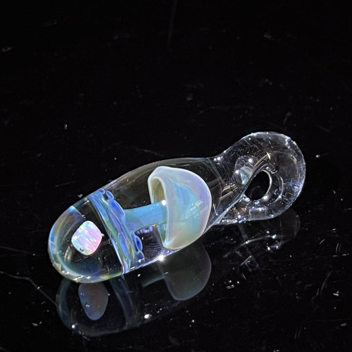 Fancy Mushroom Opal Drop Pendant Glass Pipe Beezy Glass   