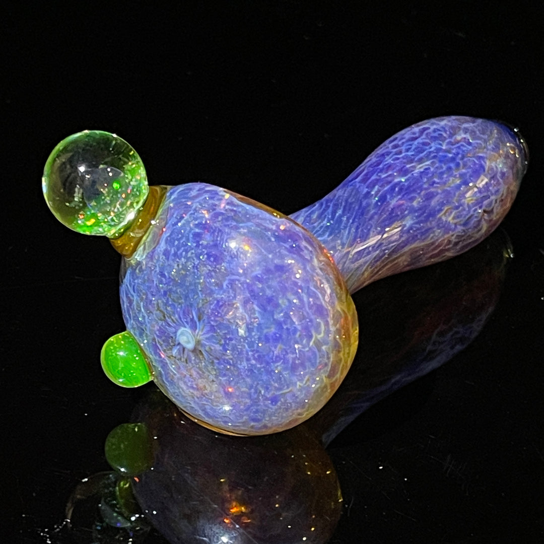 Purple Nebula Large Ion Black Opal Pipe Glass Pipe Tako Glass   