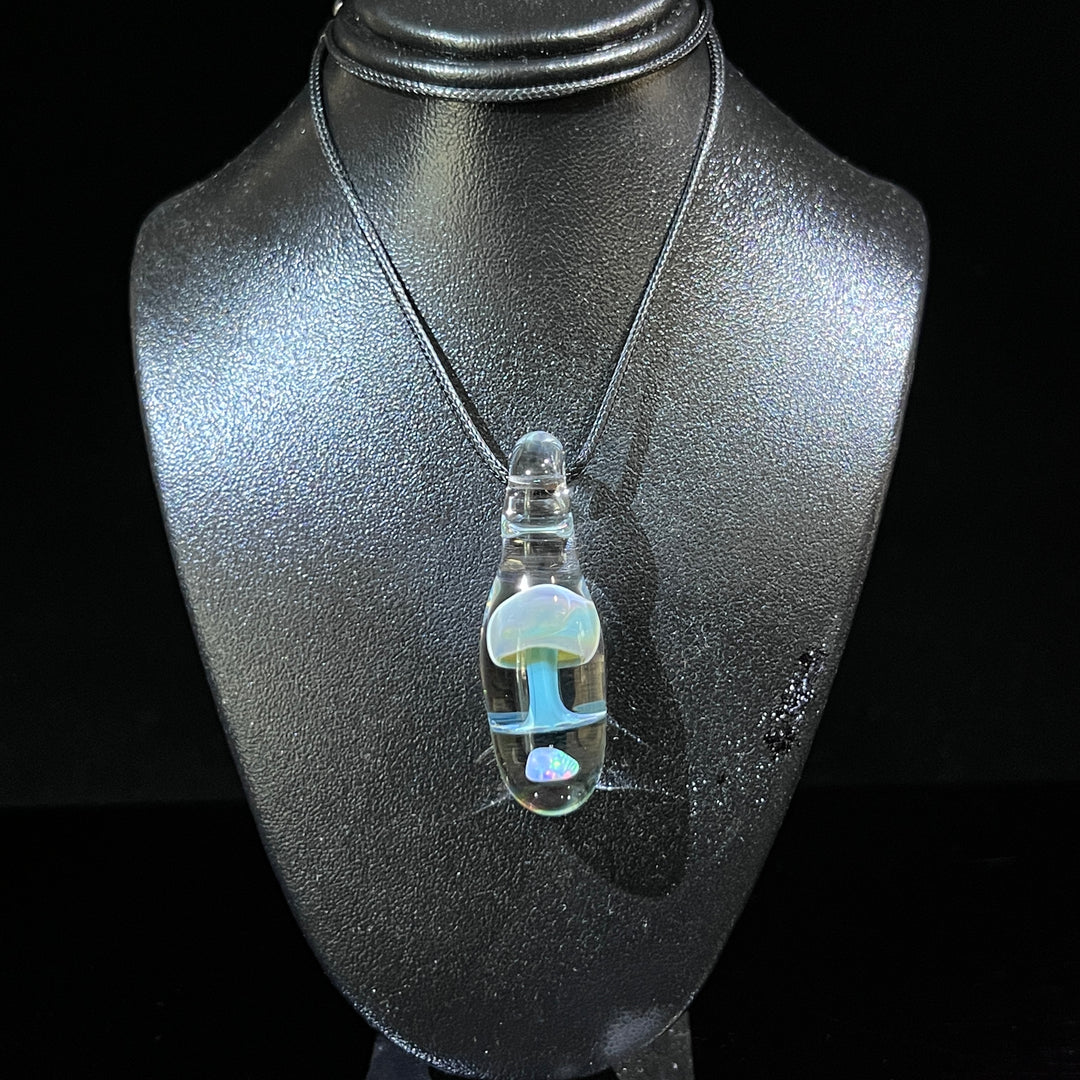 Fancy Mushroom Opal Drop Pendant Glass Pipe Beezy Glass   