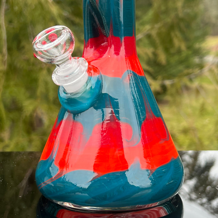 11" Very Berry Beaker Bong Glass Pipe Mary Jane's Glass