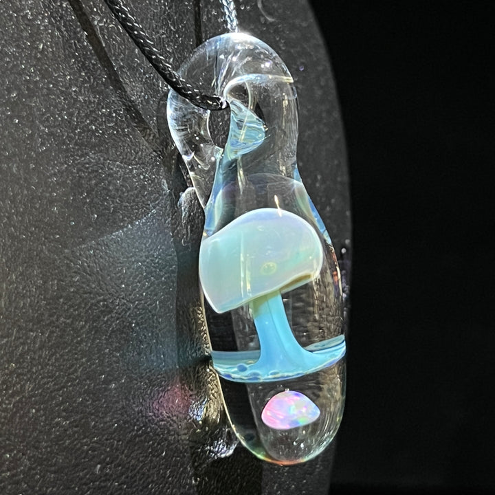 Fancy Mushroom Opal Drop Pendant Glass Pipe Beezy Glass   