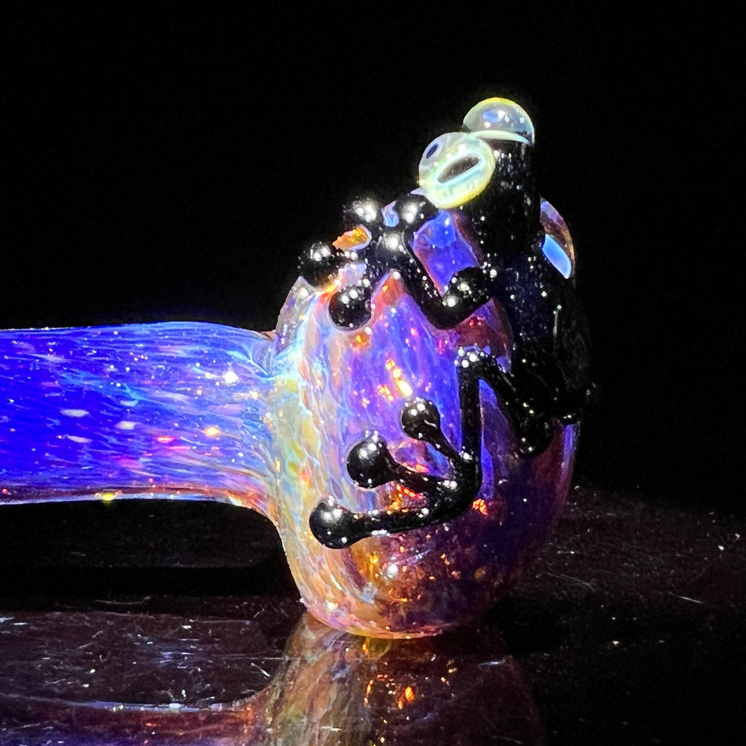 Fancy Magic Mushroom Frog Spoon Glass Pipe Beezy Glass   