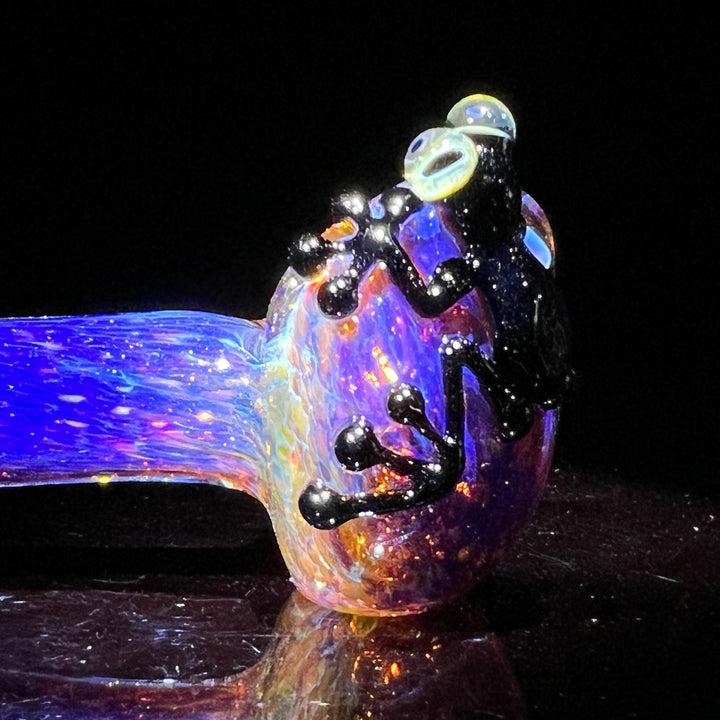 Fancy Magic Mushroom Frog Spoon Glass Pipe Beezy Glass   