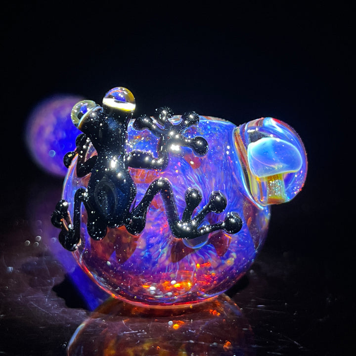 Fancy Magic Mushroom Frog Spoon Glass Pipe Beezy Glass   