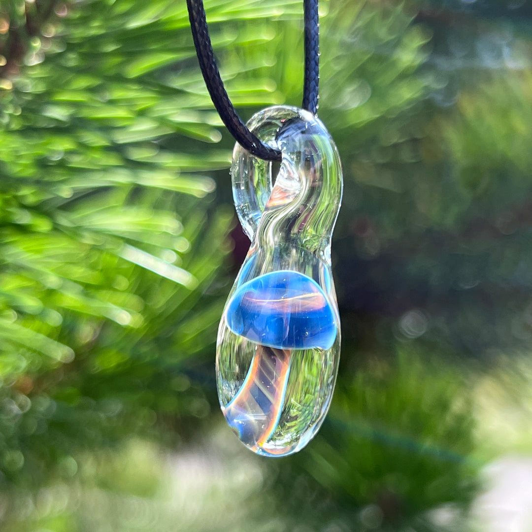 Fancy Mushroom Drop Pendant Glass Pipe Beezy Glass   