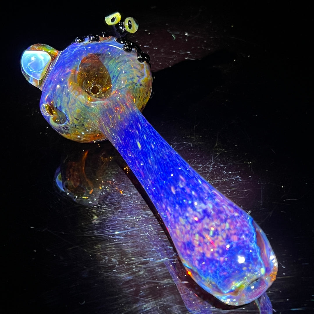 Fancy Magic Mushroom Frog Spoon Glass Pipe Beezy Glass   