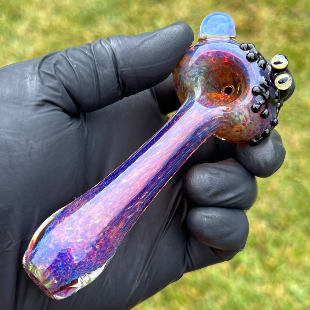 Fancy Magic Mushroom Frog Spoon Glass Pipe Beezy Glass   