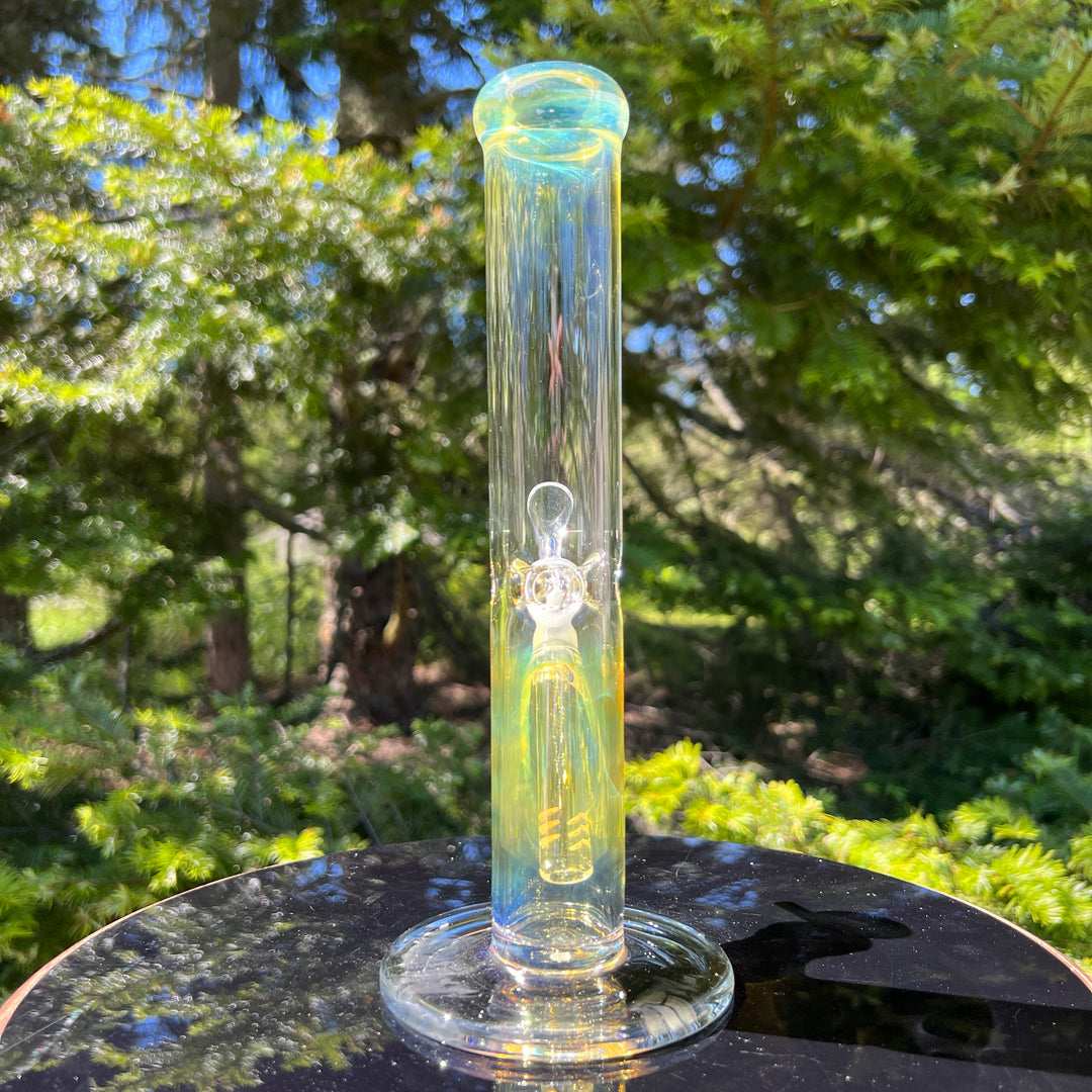 10" Fume Straight Tube Bong Glass Pipe TG   