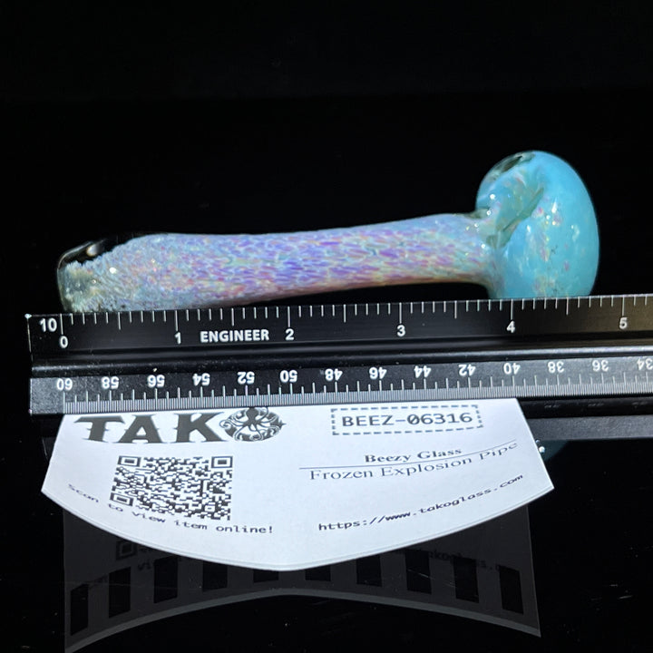 Frozen Explosion Pipe Glass Pipe Beezy Glass   