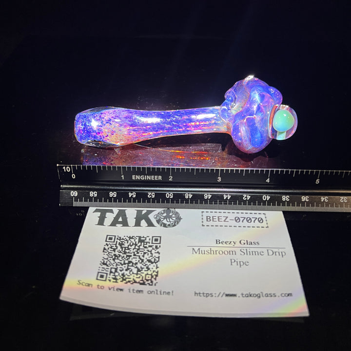 Mushroom Slime Drip Pipe Glass Pipe Beezy Glass   