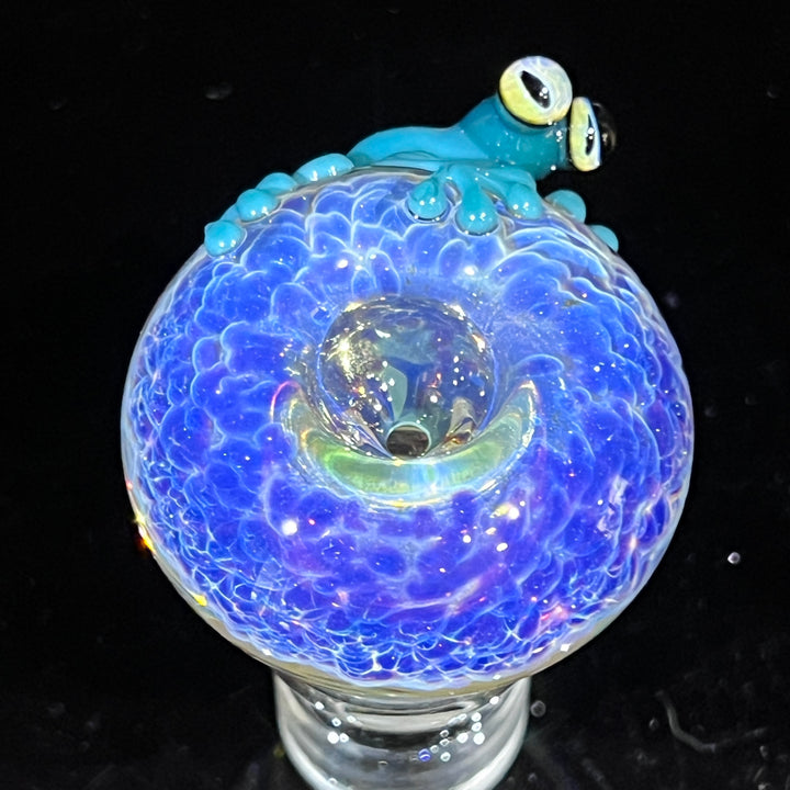 14mm Purple Nebula Frog PullSlide Tako x Beezy Collab Accessory Tako Glass   