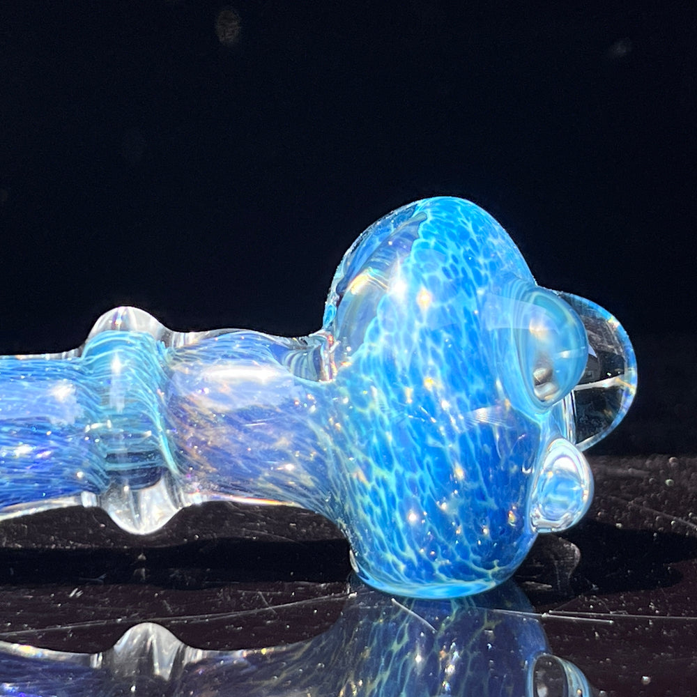 Blue Frit Pipe Glass Pipe Beezy Glass   