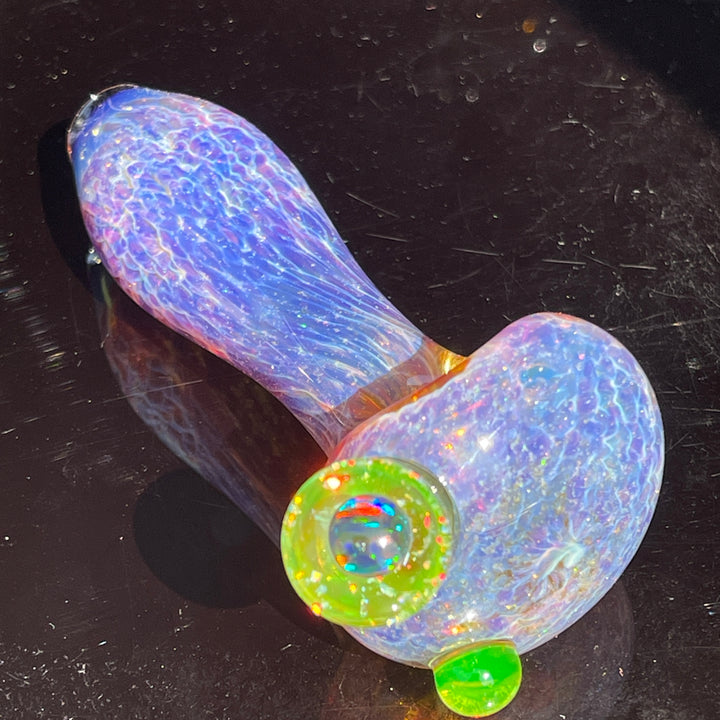 Purple Nebula Large Ion Black Opal Pipe Glass Pipe Tako Glass   