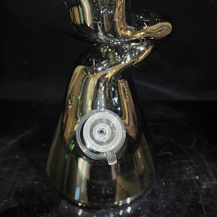 14" Metallic Zong Beaker Glass Pipe TG   