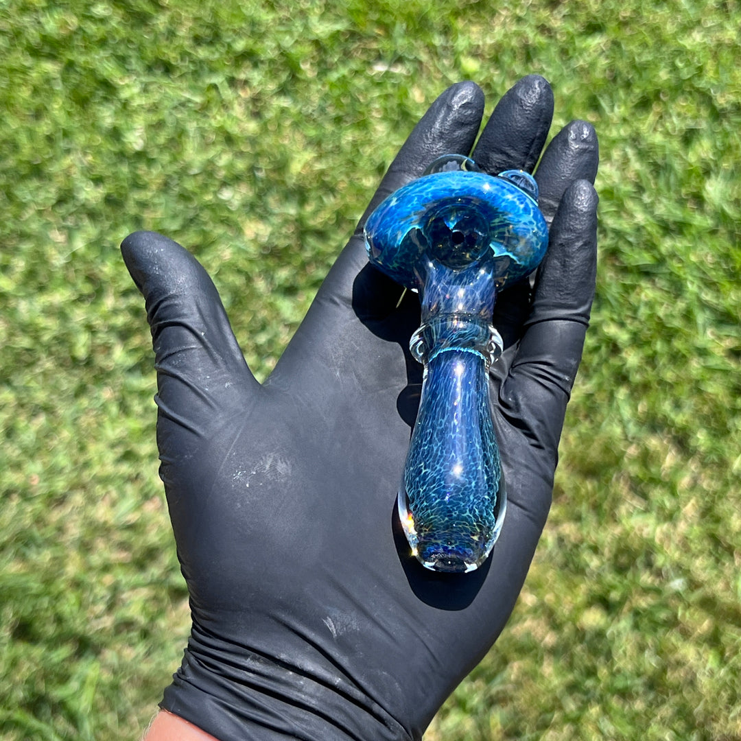 Blue Frit Pipe Glass Pipe Beezy Glass   