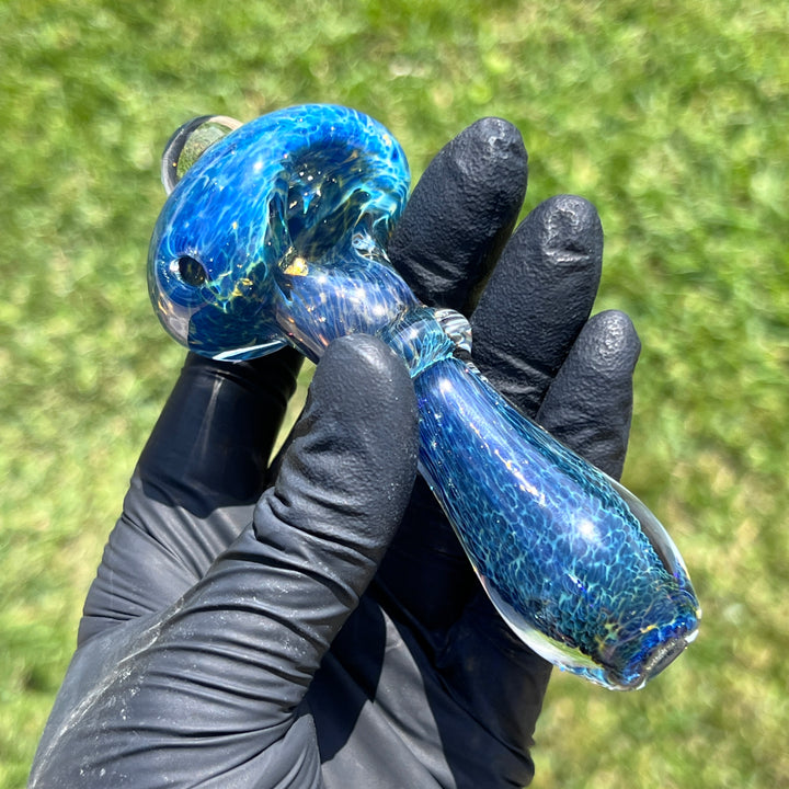 Blue Frit Pipe Glass Pipe Beezy Glass   