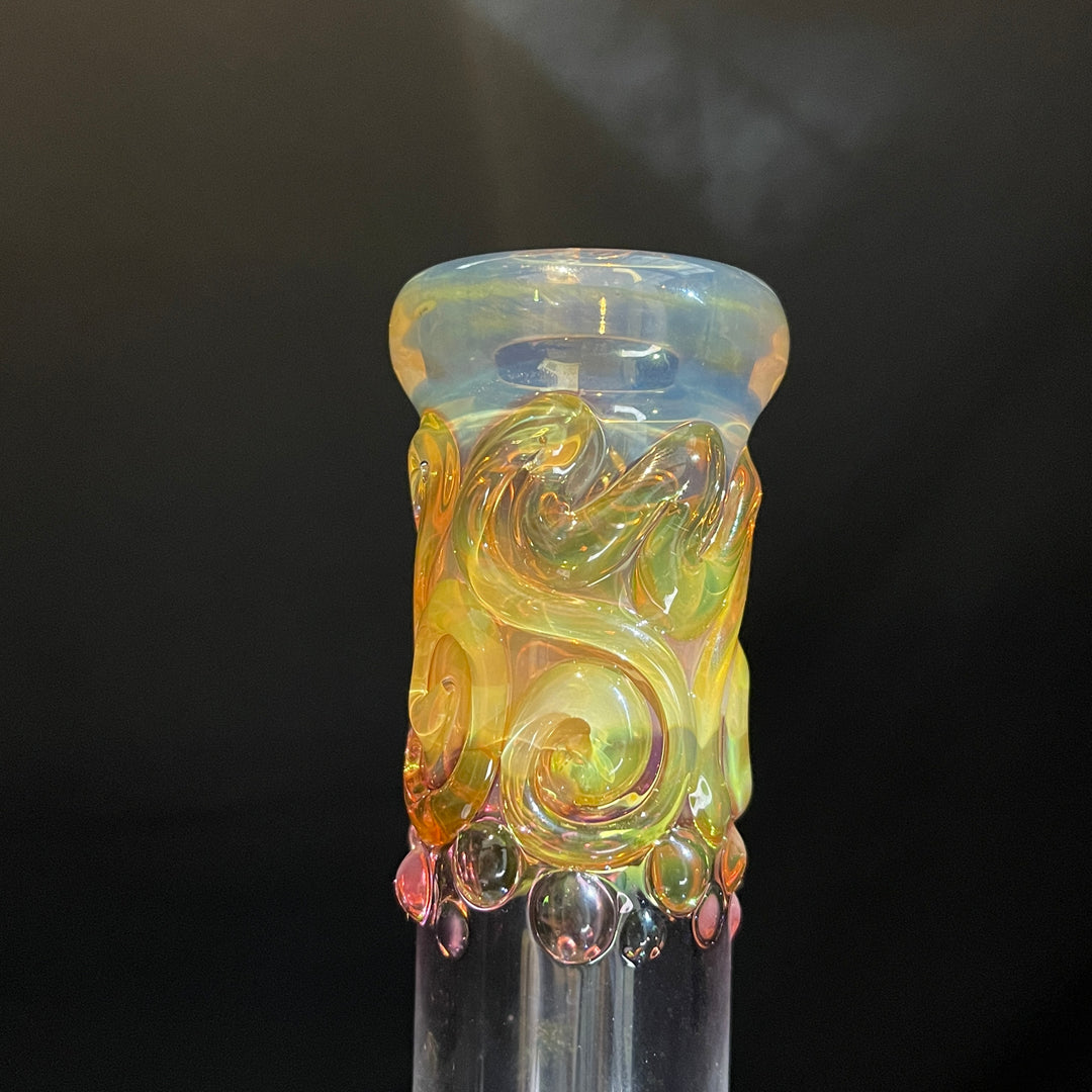 9.5" Fumed Double Bubble Bong Glass Pipe Mary Jane's Glass   