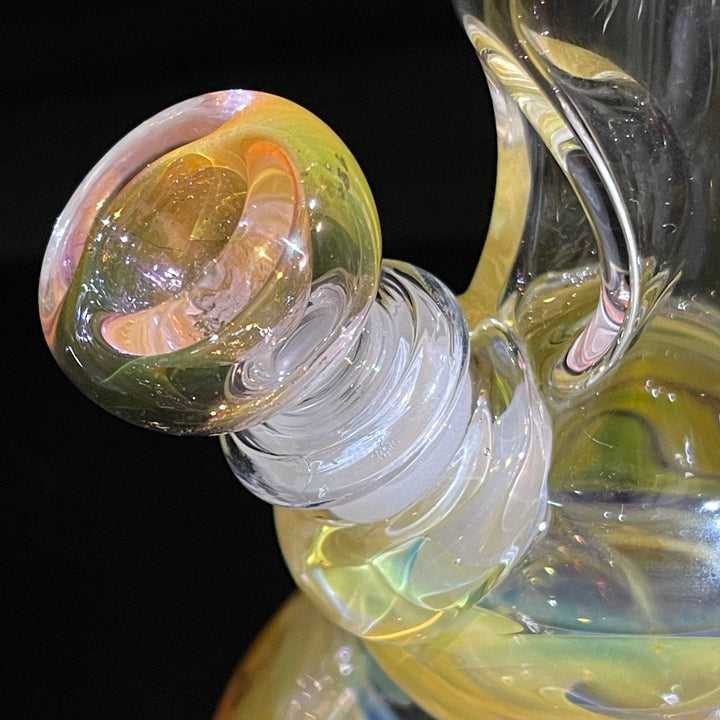 9.5" Fumed Double Bubble Bong Glass Pipe Mary Jane's Glass   