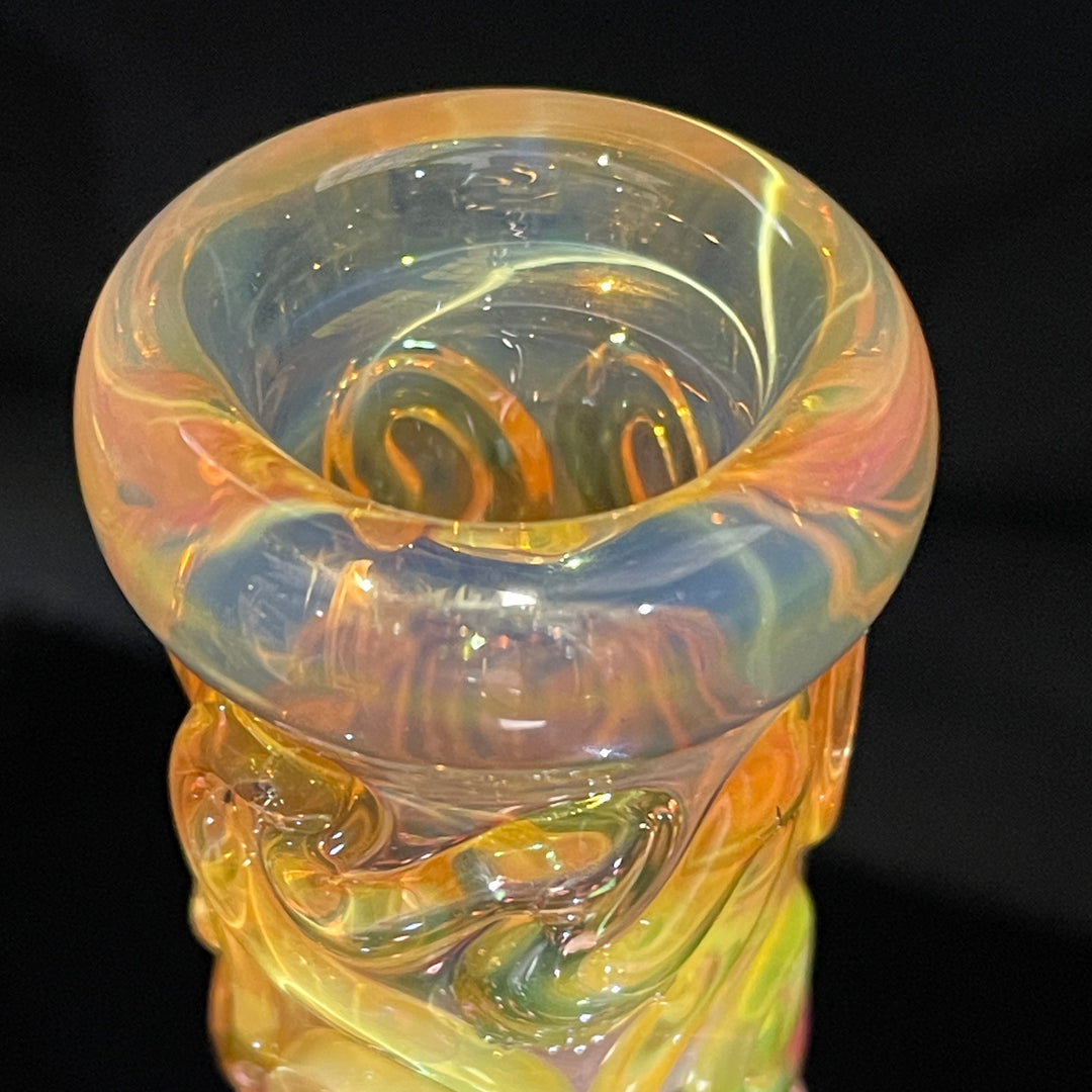 9.5" Fumed Double Bubble Bong Glass Pipe Mary Jane's Glass   