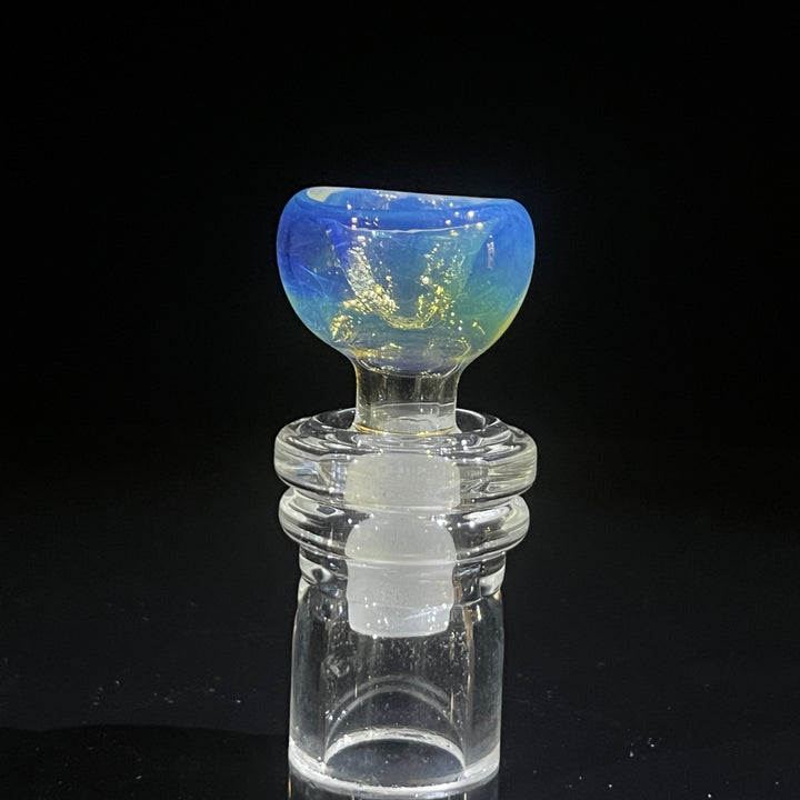 8" Bubble Color Rake Bong Glass Pipe Mary Jane's Glass