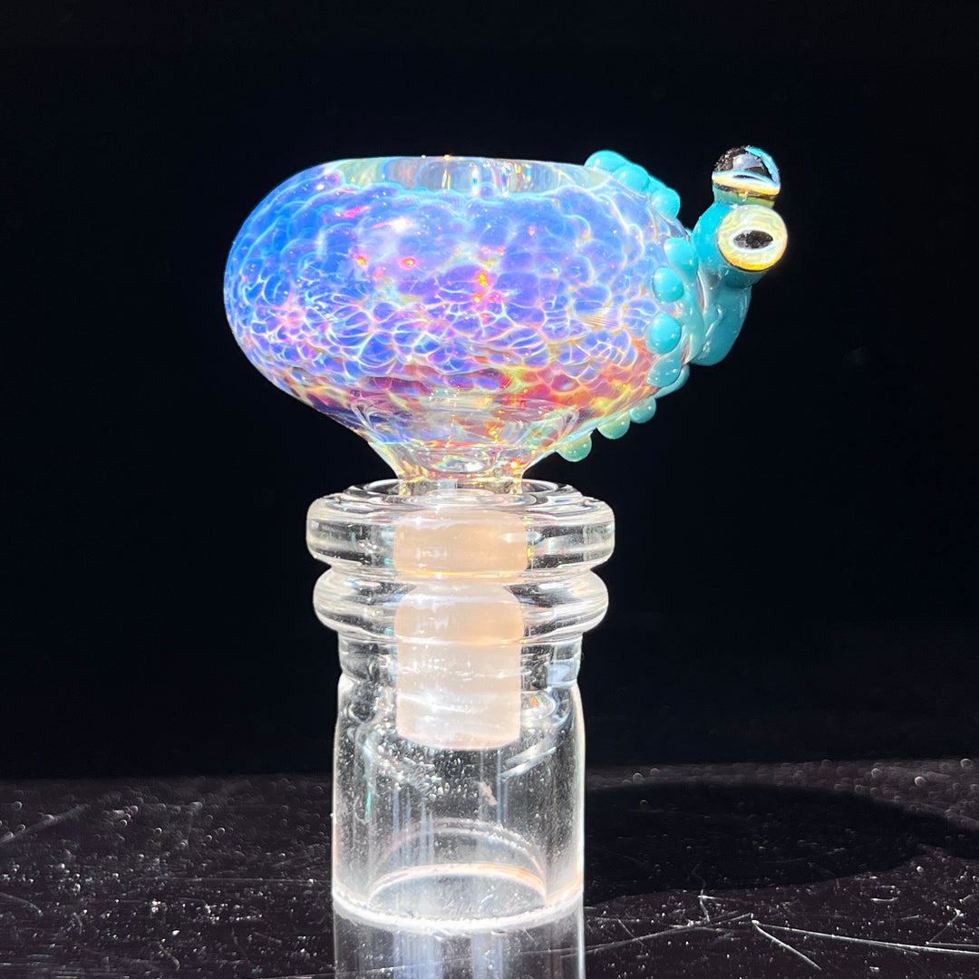 14mm Purple Nebula Frog PullSlide Tako x Beezy Collab Accessory Tako Glass   