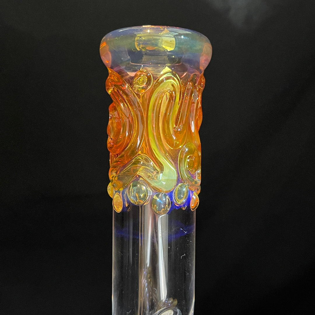 9.5" Fumed Double Bubble Bong Glass Pipe Mary Jane's Glass   