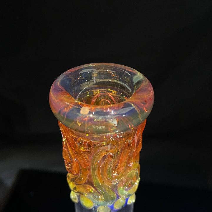 9.5" Fumed Double Bubble Bong Glass Pipe Mary Jane's Glass   