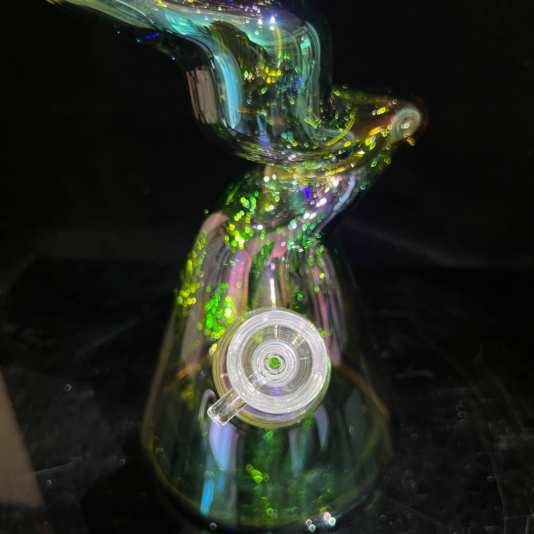 14" Metallic Zong Beaker Glass Pipe TG   