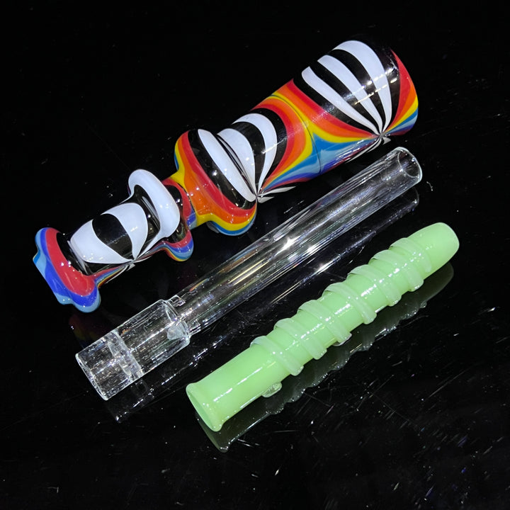 Heady Chillum Combo Glass Pipe TG   