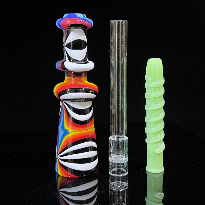 Heady Chillum Combo Glass Pipe TG   