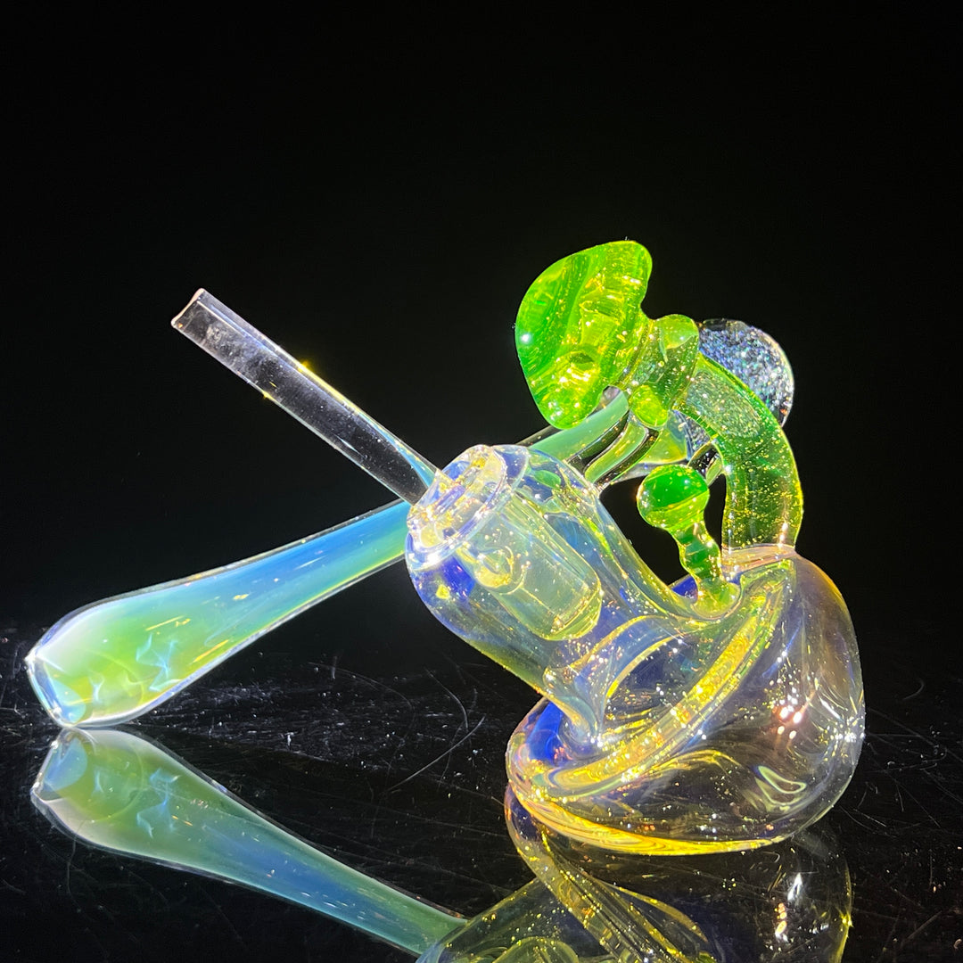 Mushroom Space Galaxy Hash Sidecar Glass Pipe Tako Glass   