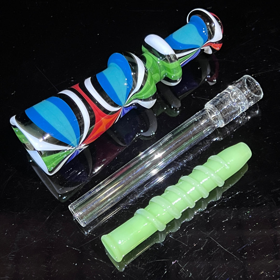 Heady Chillum Combo Glass Pipe TG   