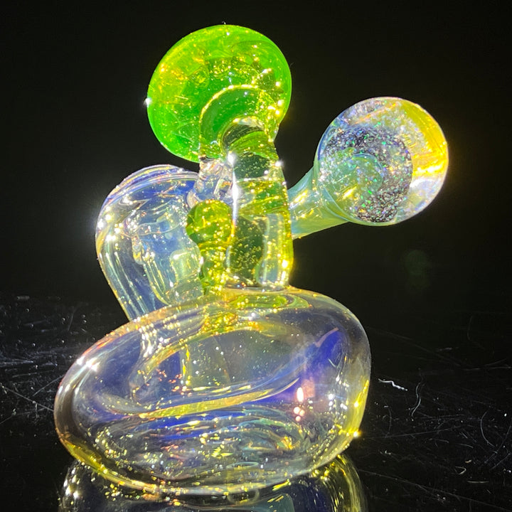 Mushroom Space Galaxy Hash Sidecar Glass Pipe Tako Glass   