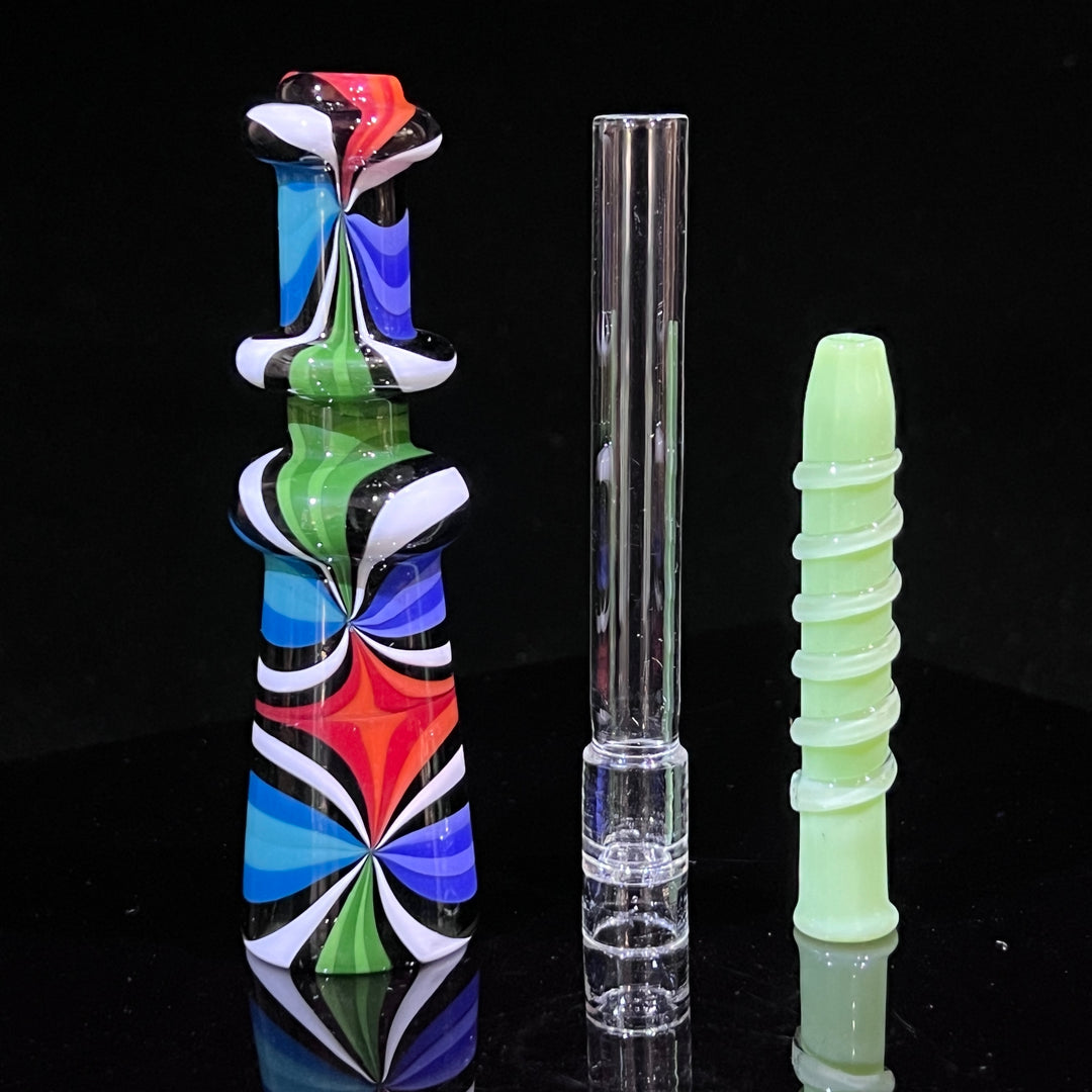 Heady Chillum Combo Glass Pipe TG   