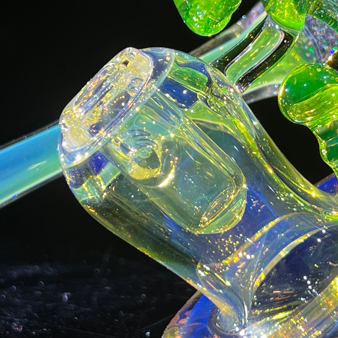 Mushroom Space Galaxy Hash Sidecar Glass Pipe Tako Glass   