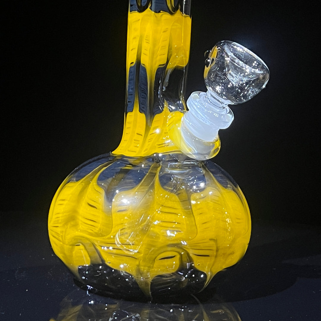 8" Bumblebee Bubble Bong Glass Pipe Mary Jane's Glass