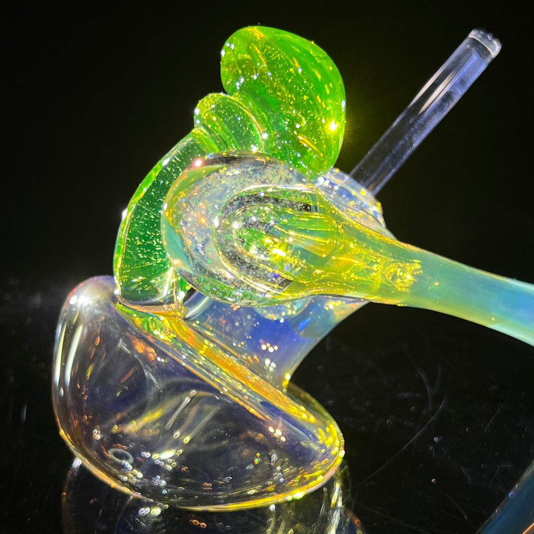 Mushroom Space Galaxy Hash Sidecar Glass Pipe Tako Glass   