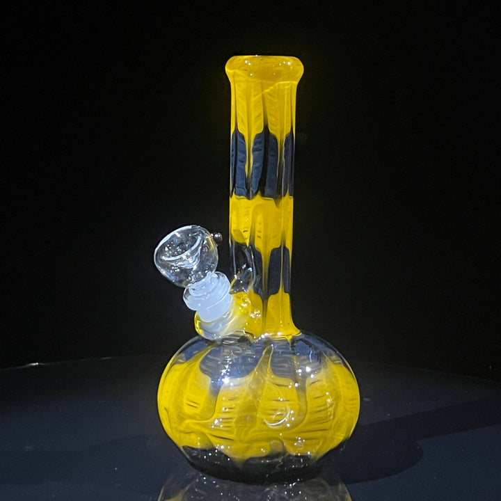 8" Bumblebee Bubble Bong Glass Pipe Mary Jane's Glass