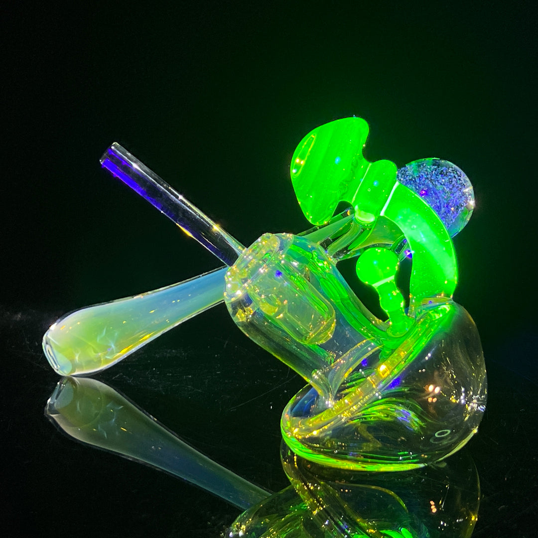 Mushroom Space Galaxy Hash Sidecar Glass Pipe Tako Glass   