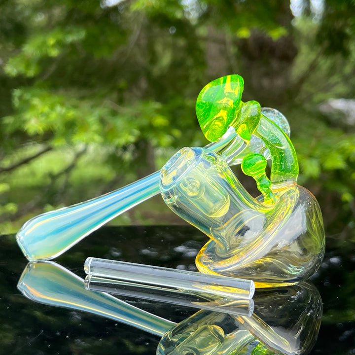 Mushroom Space Galaxy Hash Sidecar Glass Pipe Tako Glass   