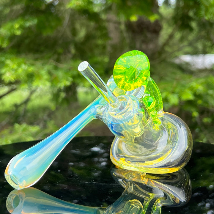 Mushroom Space Galaxy Hash Sidecar Glass Pipe Tako Glass   