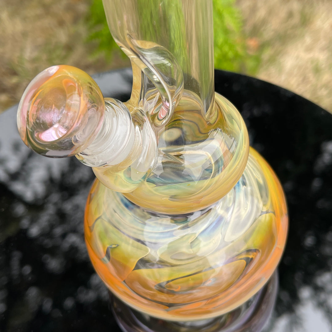 9.5" Fumed Double Bubble Bong Glass Pipe Mary Jane's Glass   