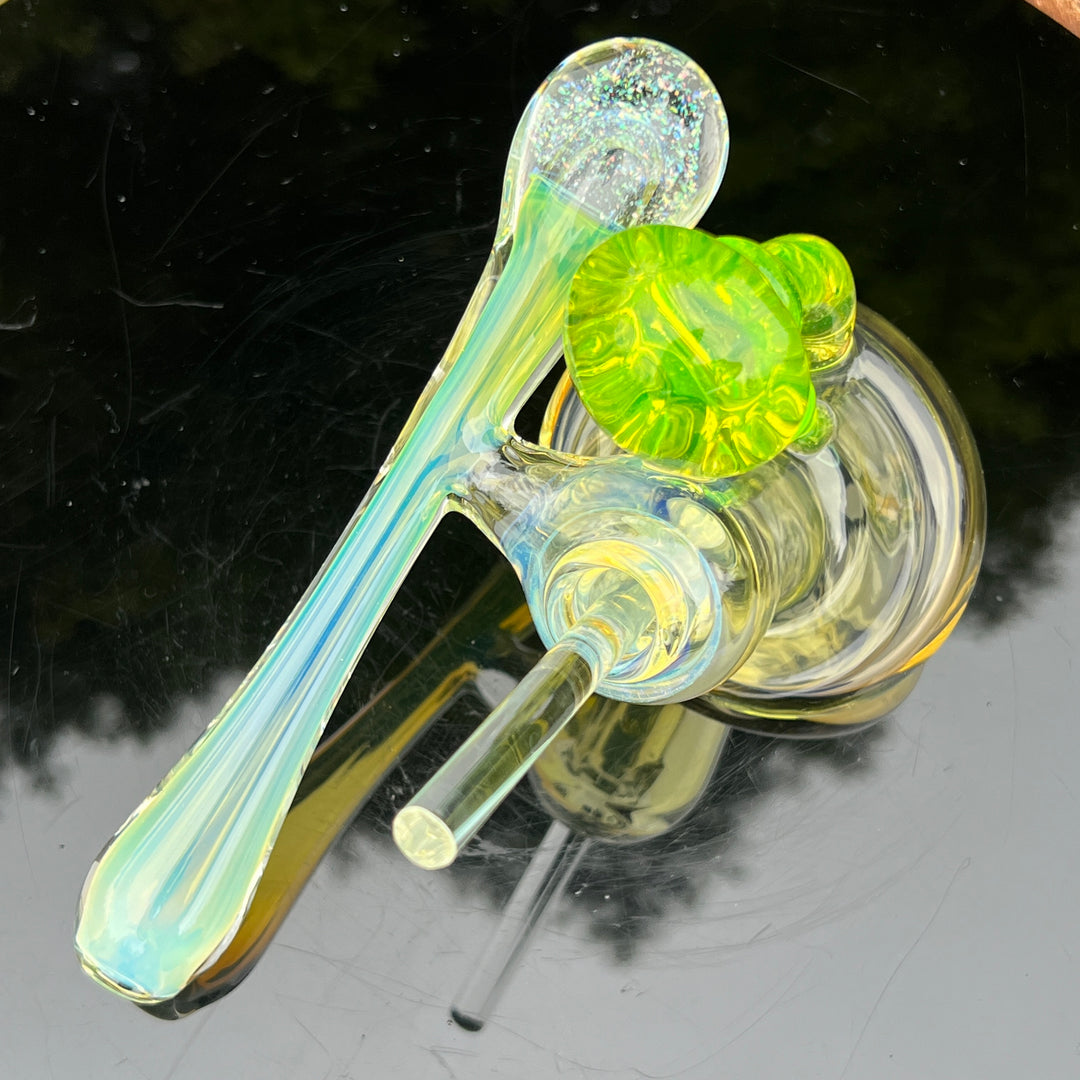 Mushroom Space Galaxy Hash Sidecar Glass Pipe Tako Glass   