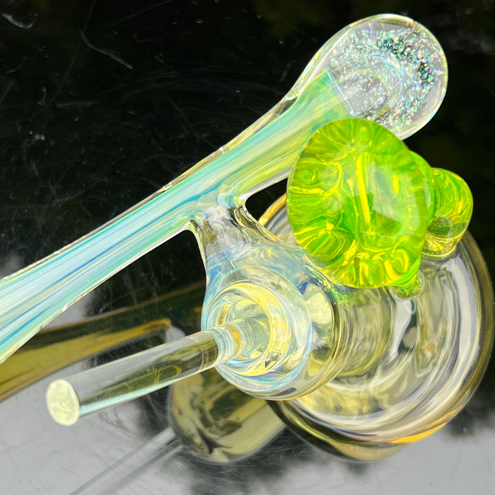 Mushroom Space Galaxy Hash Sidecar Glass Pipe Tako Glass   