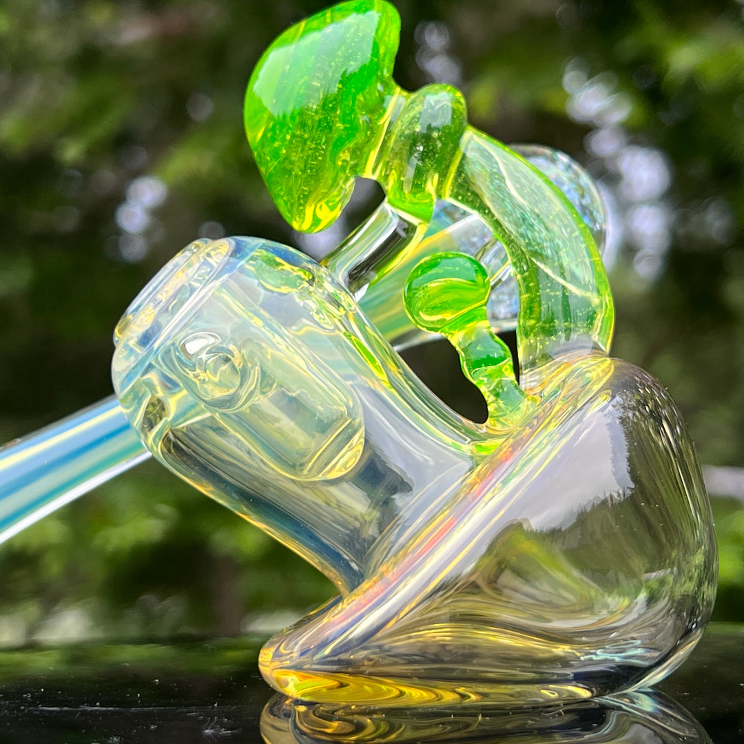 Mushroom Space Galaxy Hash Sidecar Glass Pipe Tako Glass   