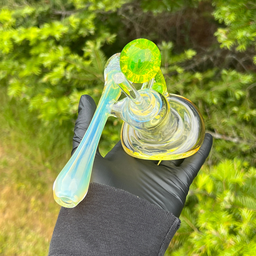 Mushroom Space Galaxy Hash Sidecar Glass Pipe Tako Glass   