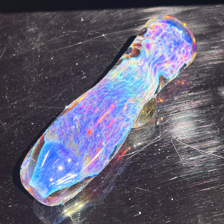 Purple Ghost Chillum Glass Pipe Tako Glass   